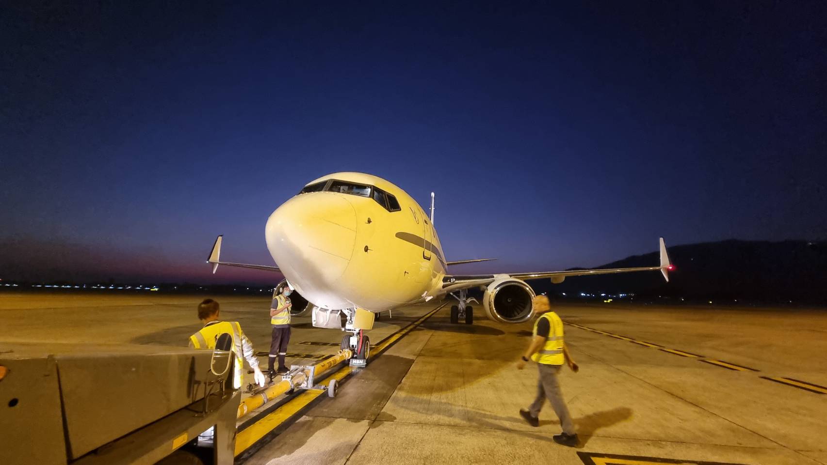 Aircraft Pushback and Towing