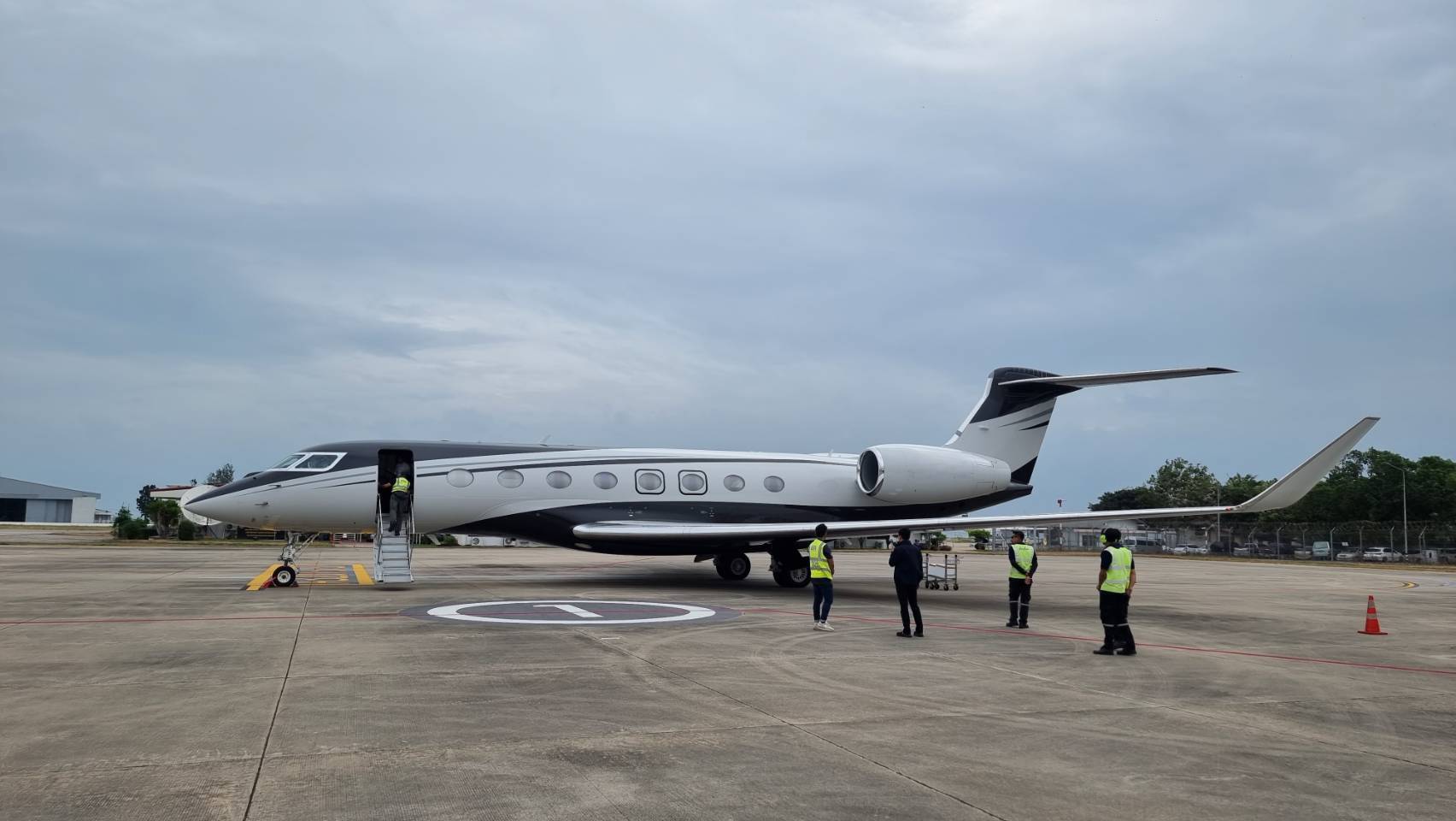 Ground Support Equipment on Tarmac